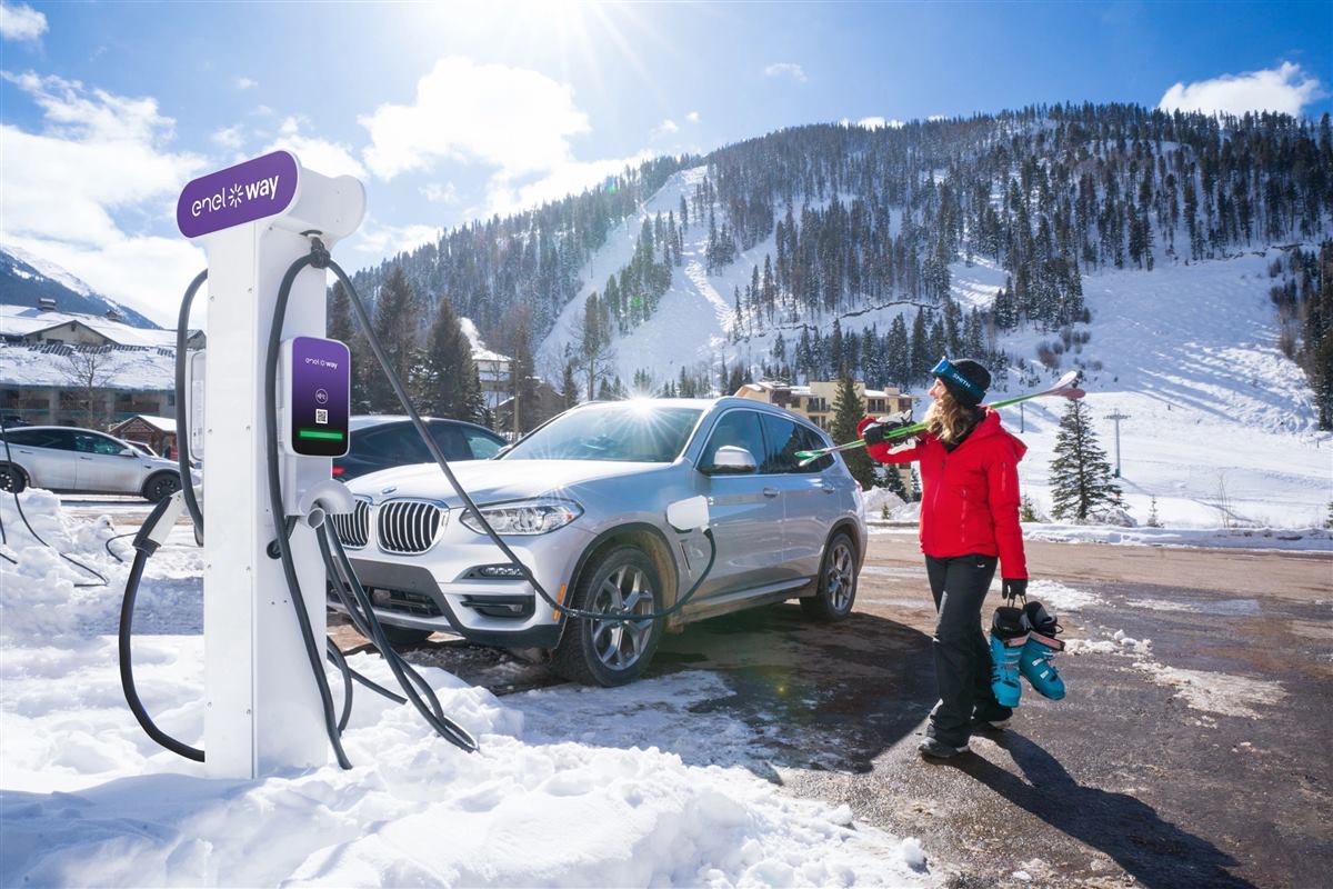 Commercial smart EV charging pedestal
